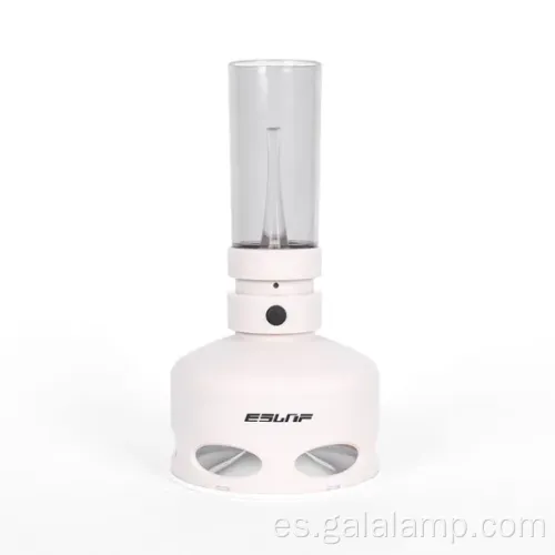 Lámpara de queroseno LED sin llamas recargable y recargable de USB